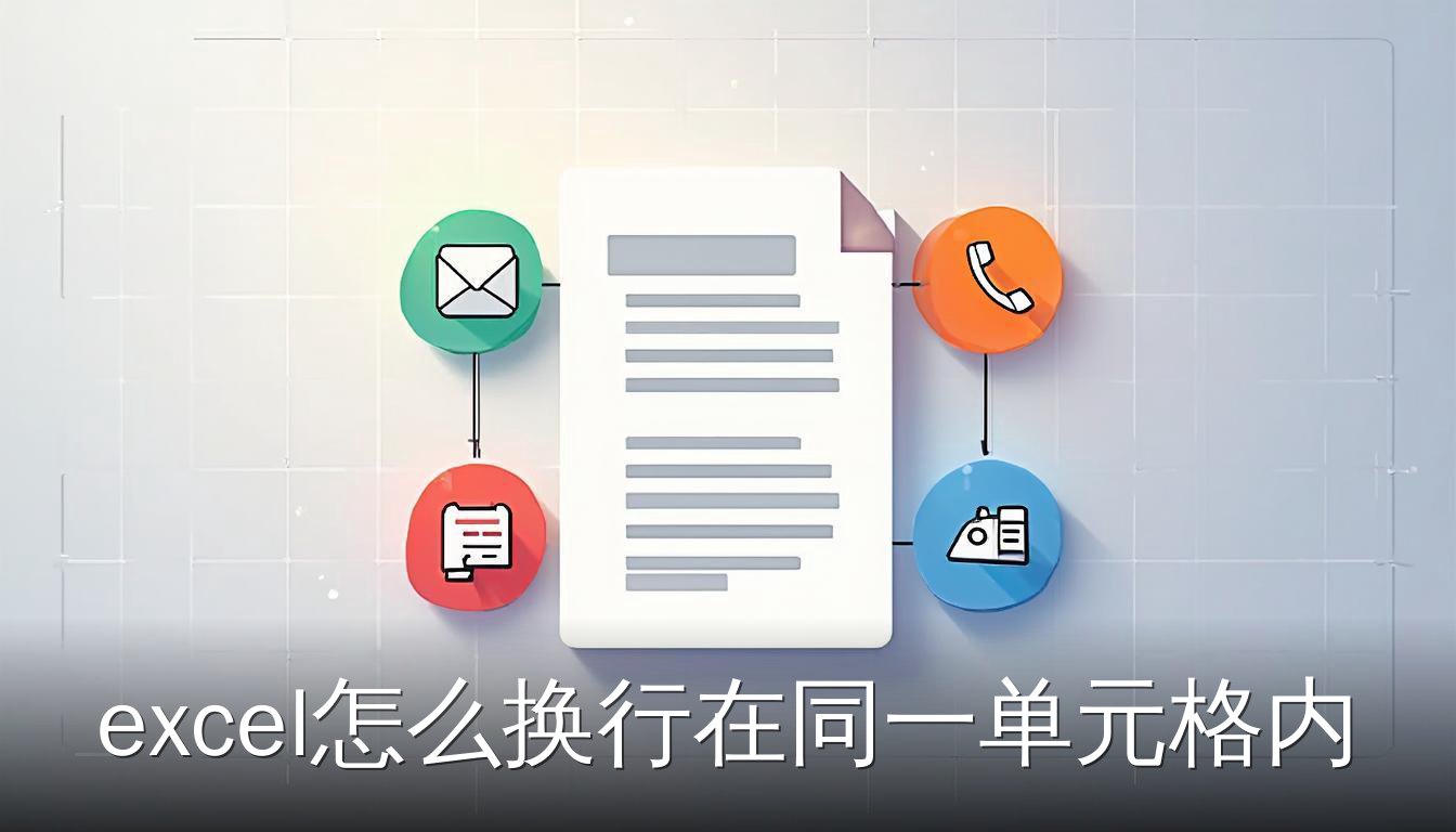 Excel单元格内手动换行显示多行内容