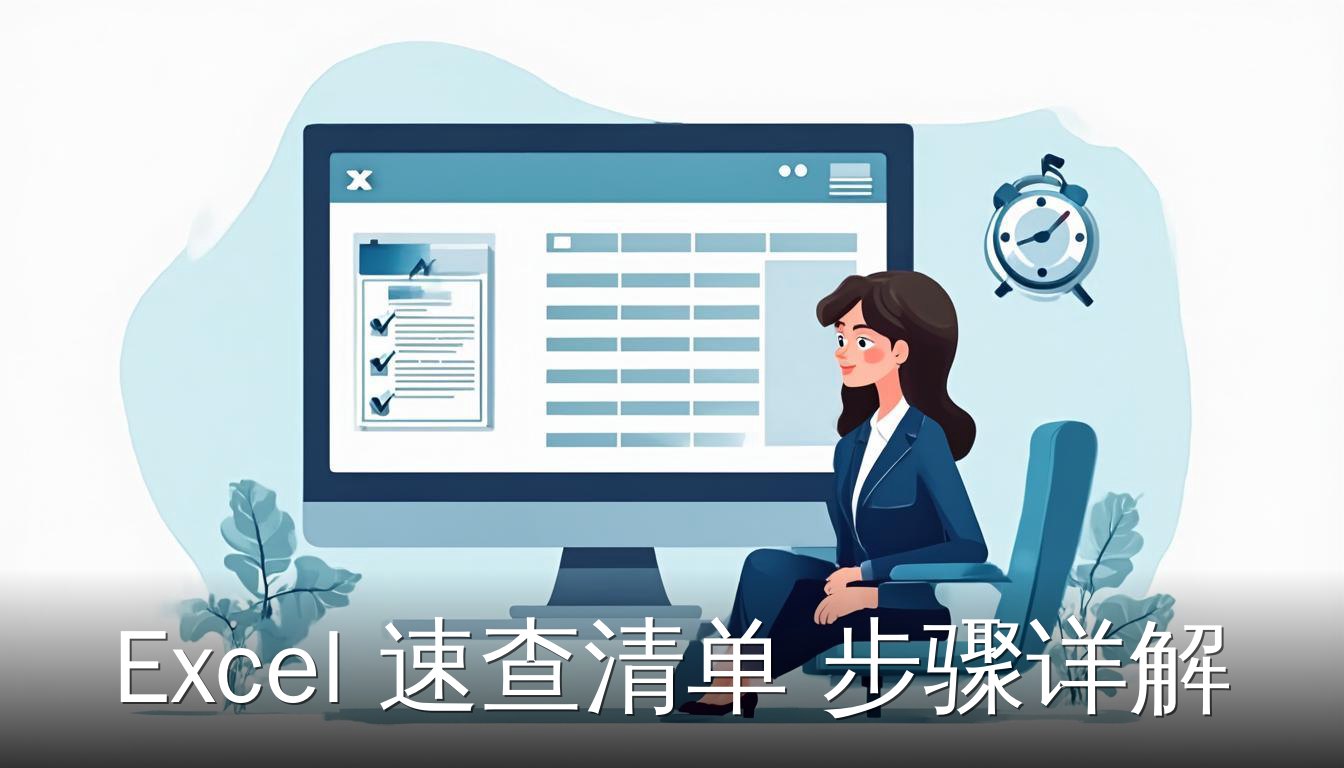 Excel速查清单帮助用户快速完成标准化操作，提升工作效率