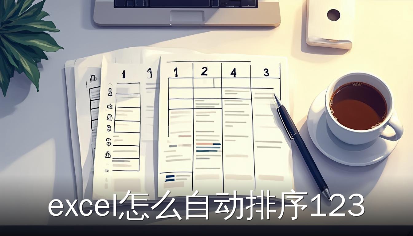 Excel表格中自动排序123的插图，展示序号列