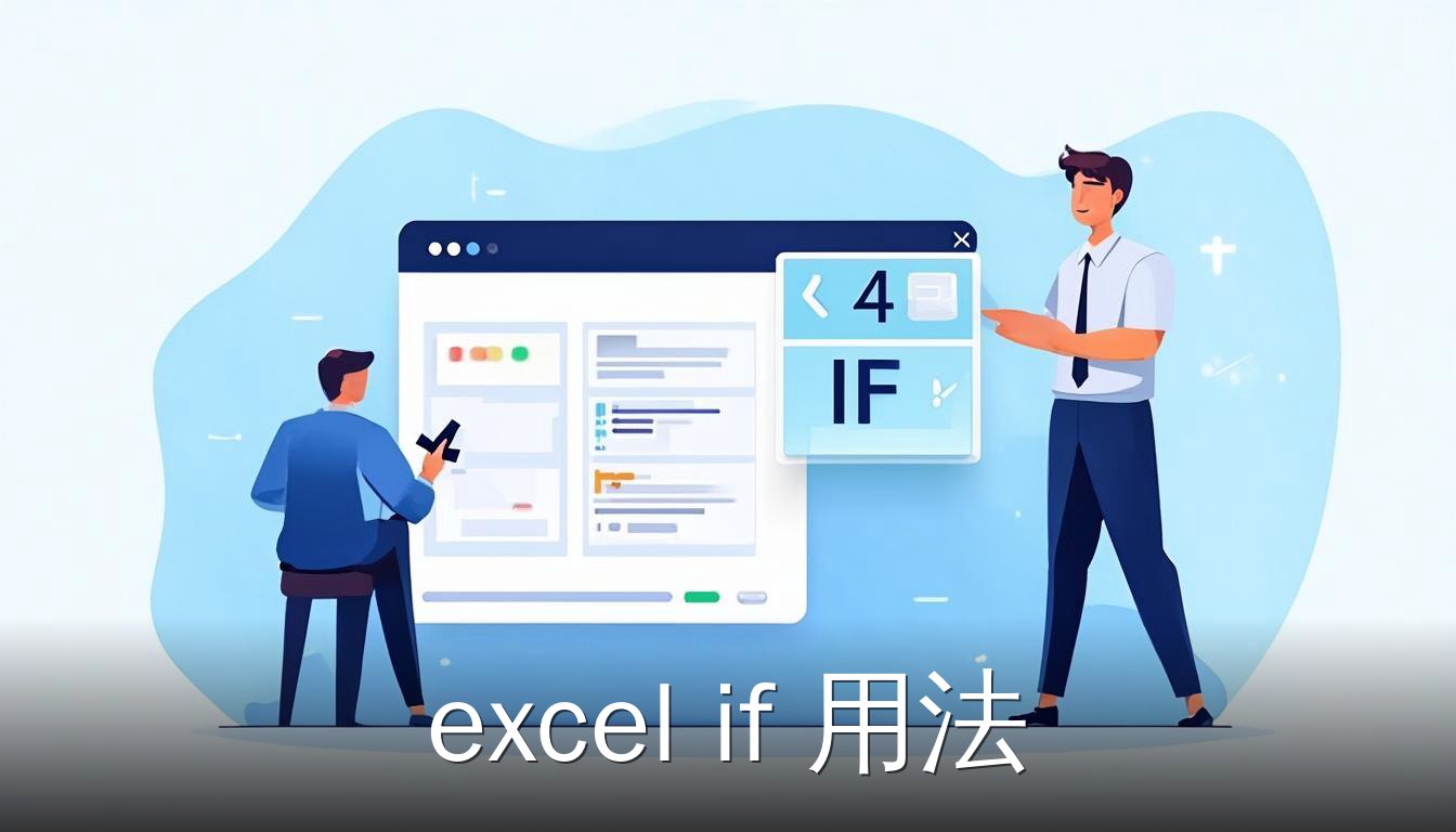 Excel IF 函数位置查找步骤示意图