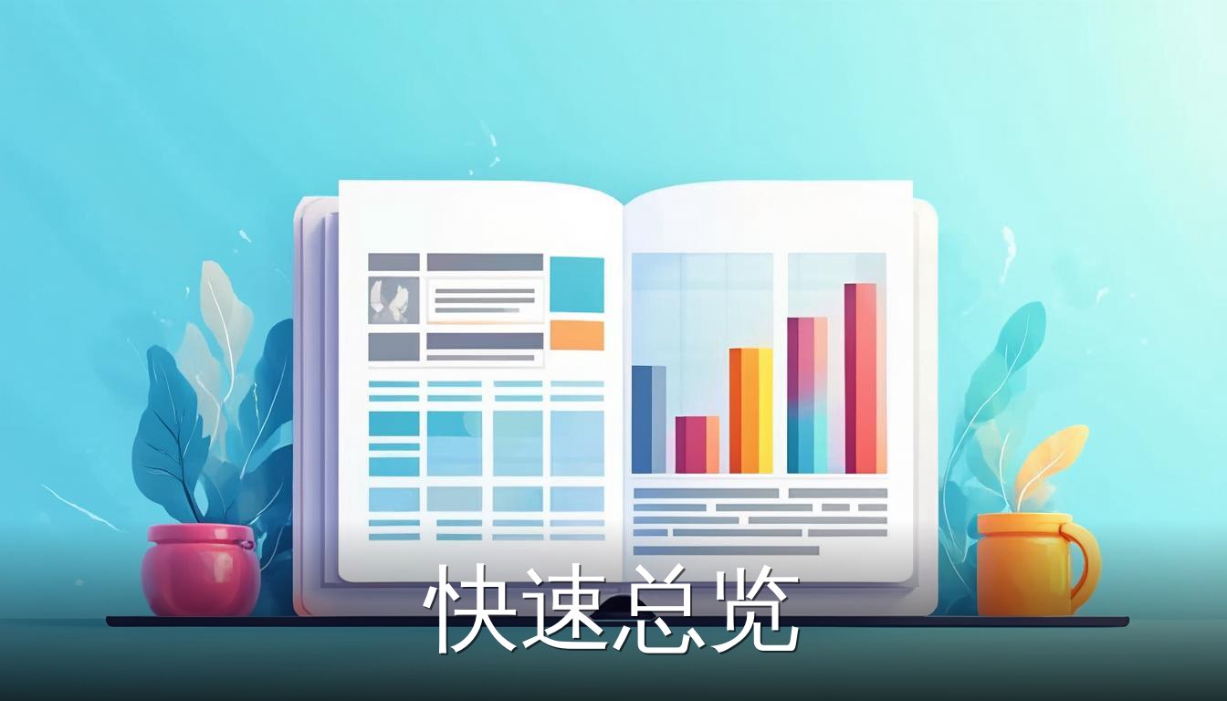 Excel Office 概念插画，展示工作簿与数据条，代表办公软件功能